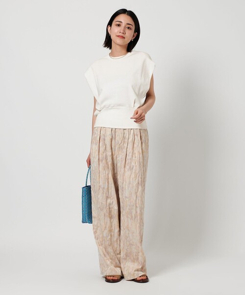tシャツ コットンフライス ショルダータック プルオーバー レディース BEAUTY＆YOUTH UNITED ARROWS tシャツ コットンフライス