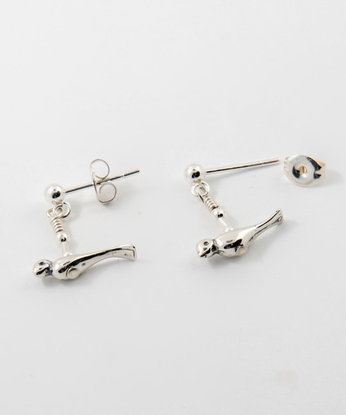 Harpo（アルポ） ピアス 「HARPO」シルバーロングピアス バード 小鳥
