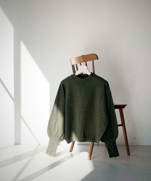 「cheriella」 長袖ニット M ネイビー レディース_画像6