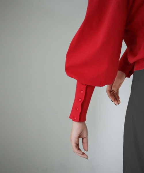 「cheriella」 長袖ニット M ネイビー レディース_画像9