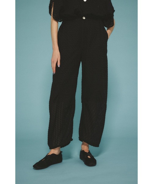 HeRIN.CYE パンツ Tuck easy pants タックイージーパンツ