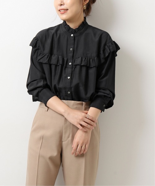 最終価格 美品 Spick and Span スピック＆スパン ブラウスfree Spick＆Span 「Spick & Span」 長袖ブラウス FREE ホワイト