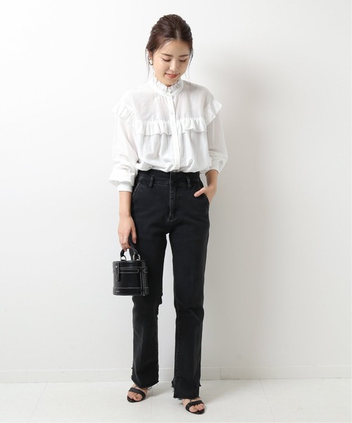 Spick＆Span 「Spick & Span」 長袖ブラウス FREE ホワイト