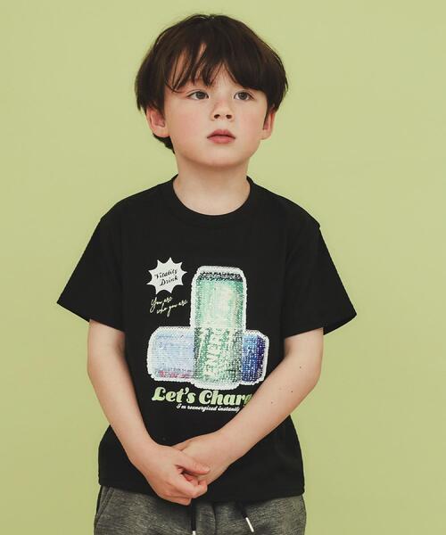 THE SHOP TK tシャツ 「110−150」色が変わる！スパンコール半袖T