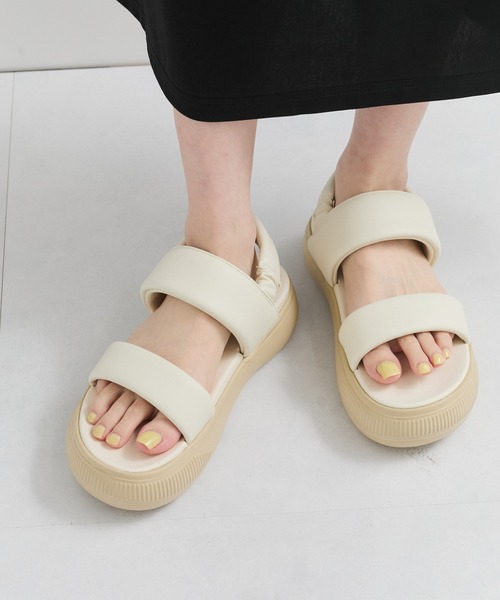ファッションの 「PUMA」MAYU サンダル PUMA PUFFY レディース WNS SANDALS 靴