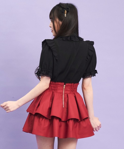 Secret Honey（シークレットハニー） ブラウス シャツ スタンドカラー