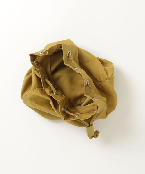 【PRADA】レザー ポーチ★1BC238_2CYS_F0287_V_OVO★イエロー Amber Leather Pouch | PRADA