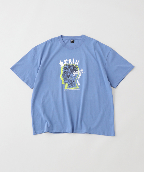 BRAIN DEAD 関税込 Ringing Ear Tシャツ Ringing Ear T-shirt - Blue – Brain Dead