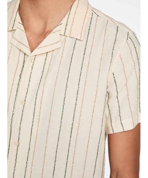 GUESS（ゲス） シャツ SS Cooper Stripe Shirt 半袖シャツ メンズ