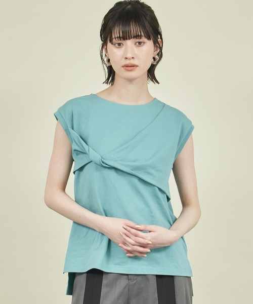 Settimissimo（セッティミッシモ） tシャツ フロント ツイストデザイン