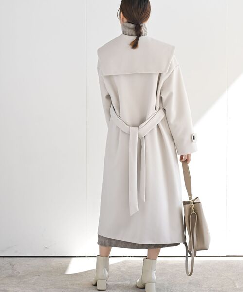 「rps」 コート M アイボリー レディース_画像4