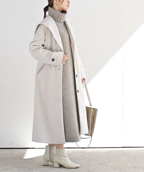 「rps」 コート M アイボリー レディース_画像5