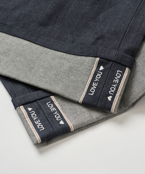 WISH FOR EVER ジーンズ HIDEN LETTER SELVAGE RIGID DENIM(14oz