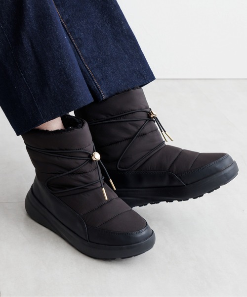 HIMIKO ブーツ 「HIMIKO」「撥水」コードデザインスノーブーツ/657402