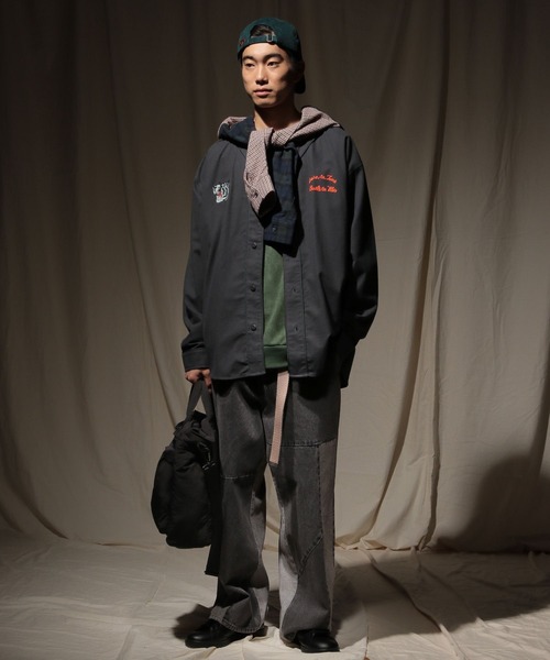 niko and…（ニコアンド） ジーンズ パッチワークデニムパンツ「niko