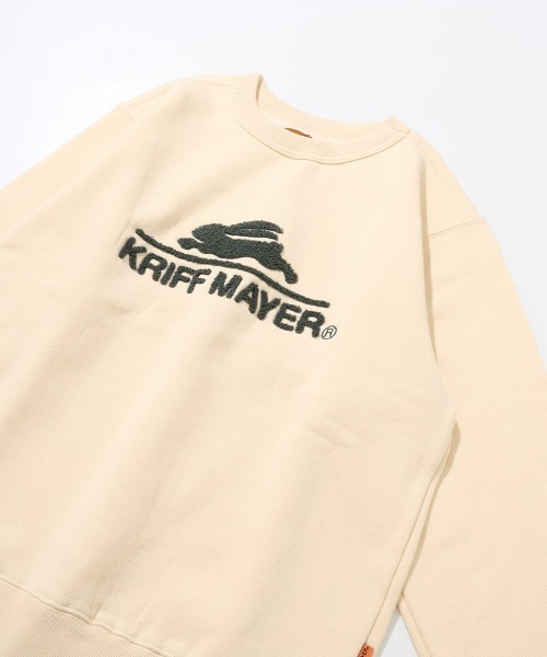 KRIFF MAYER（クリフメイヤー） トレーナー スウェット サガラ刺繍裏