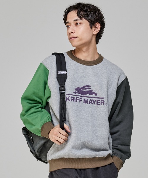 KRIFF MAYER（クリフメイヤー） トレーナー スウェット サガラ刺繍裏