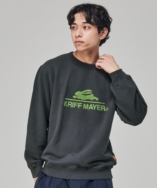 KRIFF MAYER（クリフメイヤー） トレーナー スウェット サガラ刺繍裏