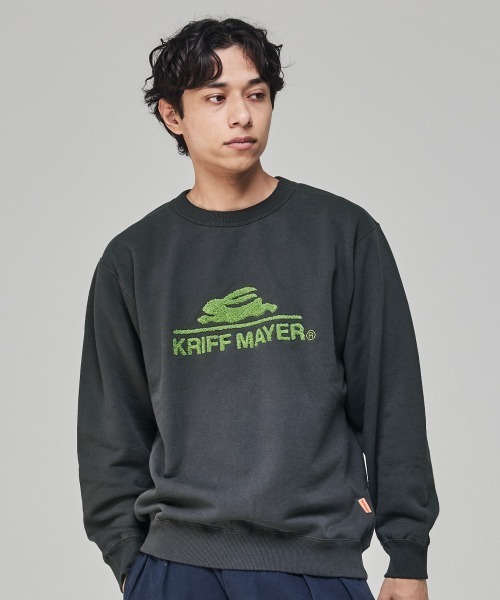 KRIFF MAYER（クリフメイヤー） トレーナー スウェット サガラ刺繍裏