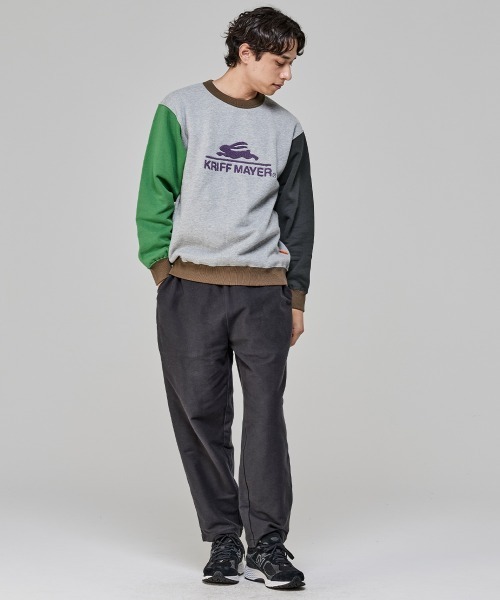 KRIFF MAYER（クリフメイヤー） トレーナー スウェット サガラ刺繍裏