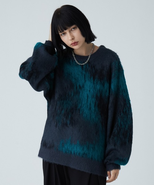 ダンヒル 21AW アブストラクトフローラルカプセルコレクション ウールニット ダンヒル 21AW アブストラクトフローラルカプセルコレクション ウール