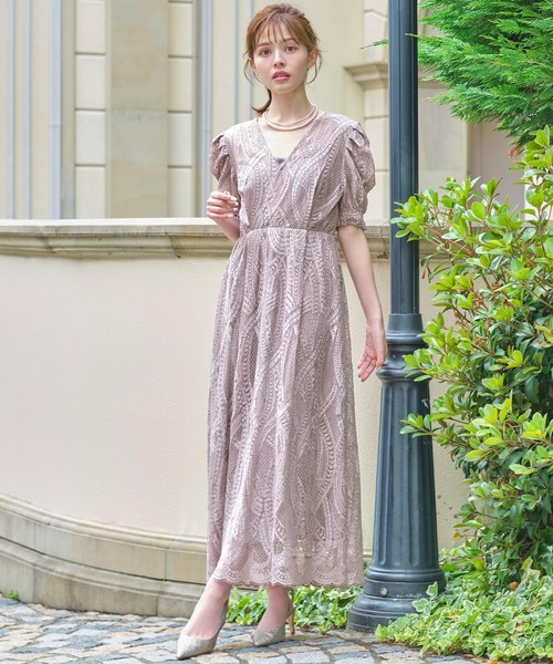 「GIRL」 半袖ワンピース M ブルーグレー レディース_画像8