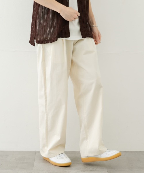 SENSE OF PLACE by URBAN RESEARCH パンツ 2タックワイドチノパンツ