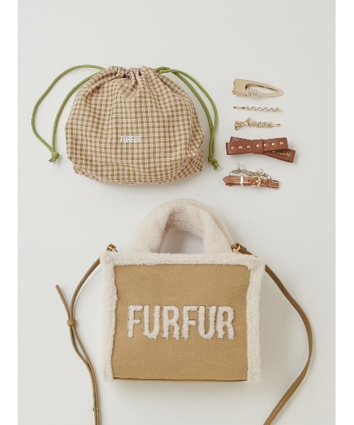 FURFUR トートバッグ 「WEB・一部店舗限定カラー」ムートンロゴトート