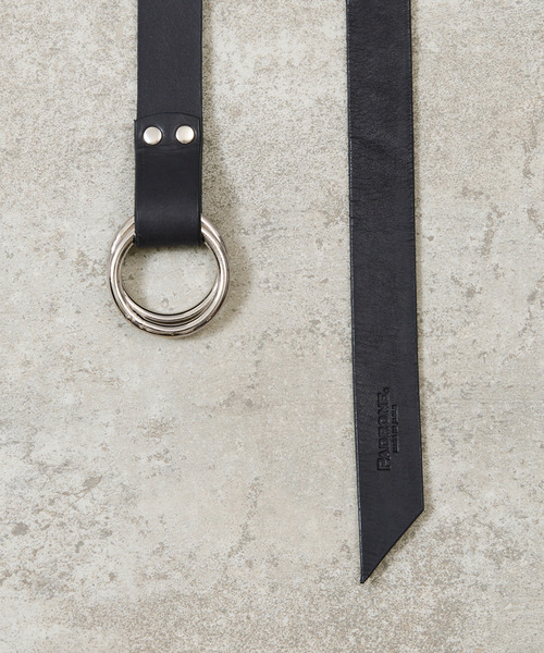 And A（アンドエー） ベルト PADRONE パドローネ / LEATHER RING BELT
