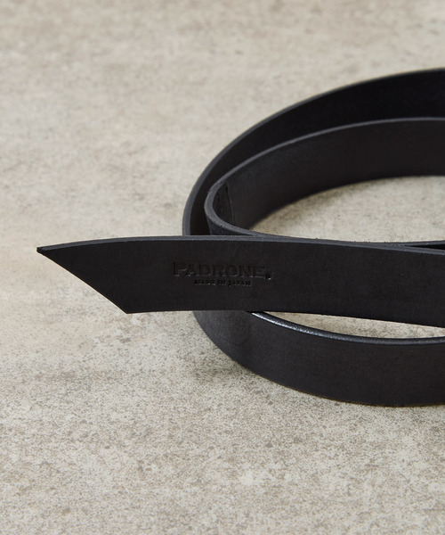 And A（アンドエー） ベルト PADRONE パドローネ / LEATHER RING BELT
