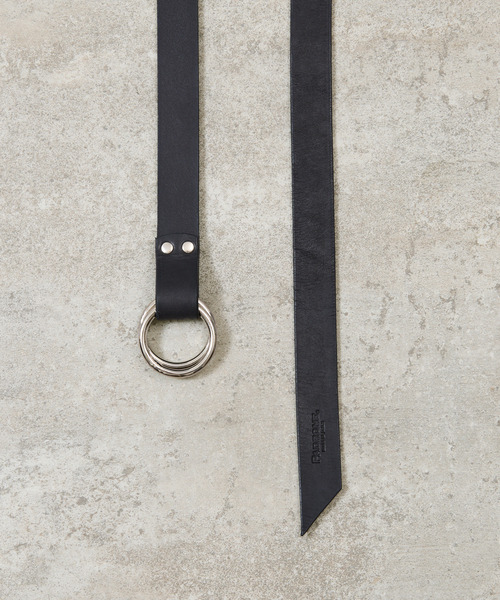 And A（アンドエー） ベルト PADRONE パドローネ / LEATHER RING BELT