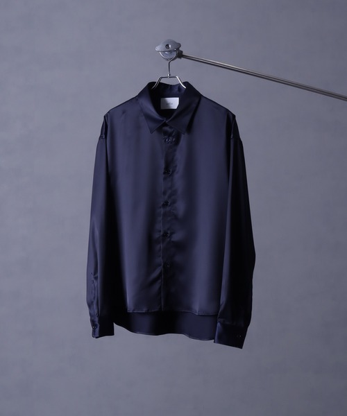 welise(ウェライズ) シャツ 「welise/ウェライズ」ドレープサテン welise(ウェライズ) シャツ 「welise/ウェライズ」ドレープサテン