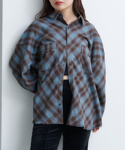 Kastane（カスタネ） ブラウス シャツ 「S.Mサイズ展開」ネルチェック