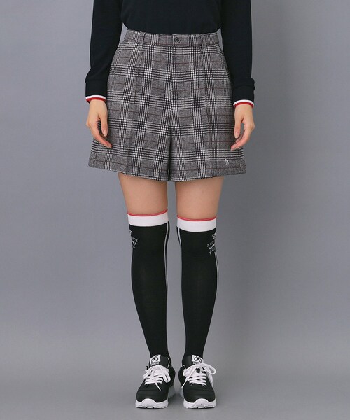 パンツ 「ADABAT NAVY」ハイブリッドダウンキュロット レディースの画像
