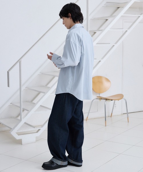 MONO-MART（モノマート） シャツ ハイコンフォート フレンチフロント