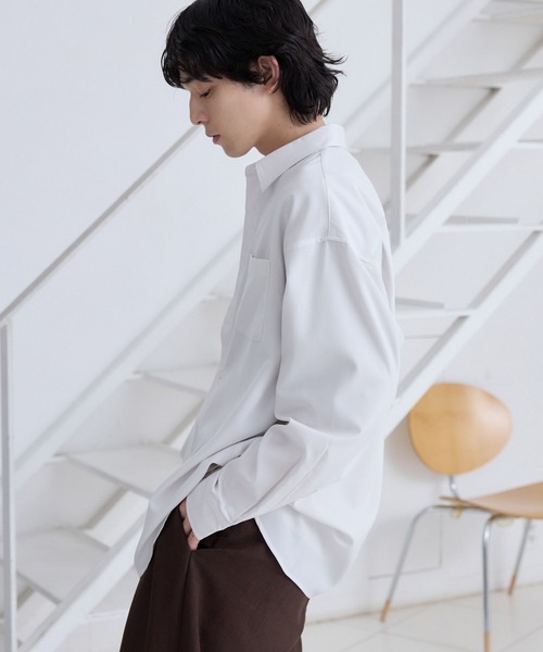 MONO-MART（モノマート） シャツ ハイコンフォート フレンチフロント