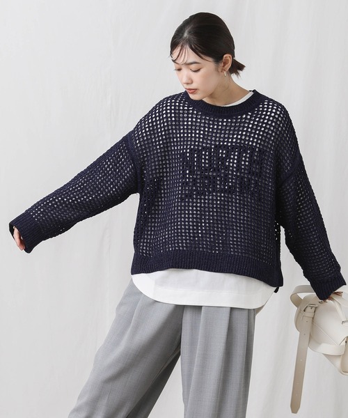 「Gready Brilliant」 「huitieme nid」長袖ニット FREE ブラウン レディース_画像4