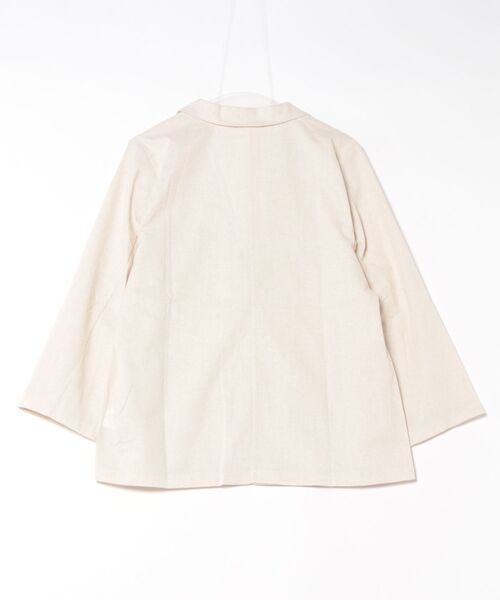 「BLANC FICELLE」 テーラードジャケット M ナチュラル レディース_画像2