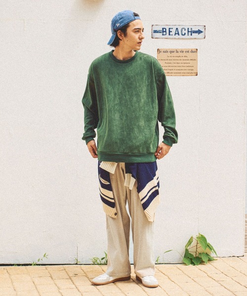 niko and…（ニコアンド） カーディガン レタードニットVネック