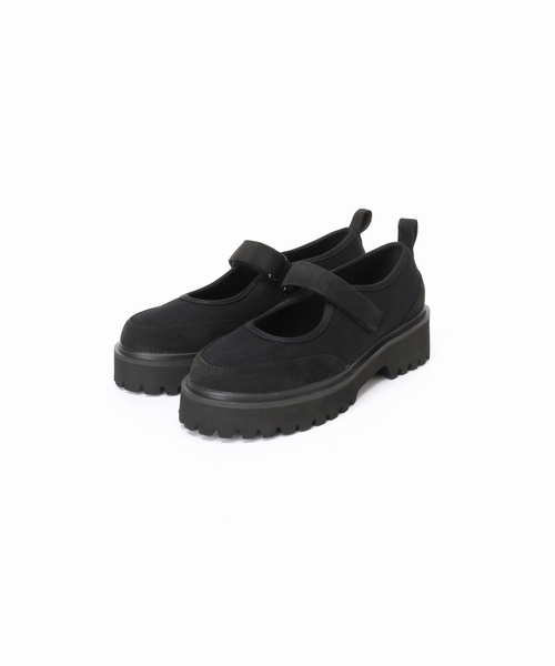 Moma 　NEBULONI スタッズ付き　メリージェーン　ブラック MM6 × SALOMON エムエムシックス メゾンマルジェラ サロモン コラボ