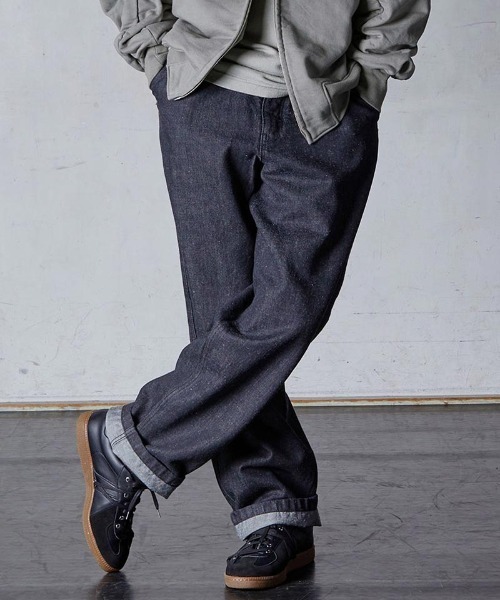 EGO TRIPPING（エゴトリッピング） 加工デニムパンツ 29 ブラック