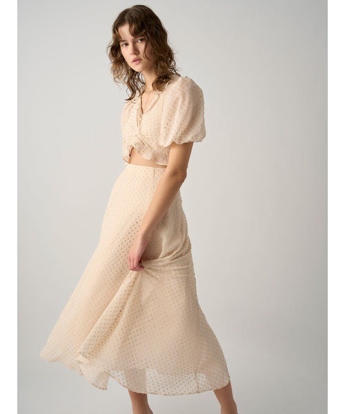 SNIDEL（スナイデル） ロングスカート 0 アイボリー レディース  