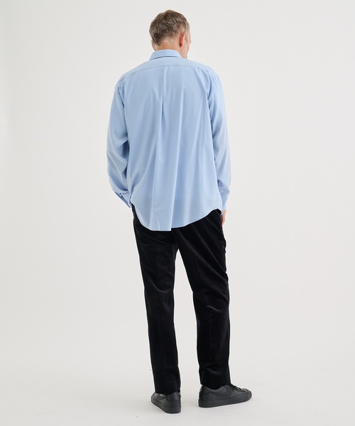 トップス markaware COMFORT FIT SHIRTS BLUE GRAY markaware（マーカウェア）の「【MARKAWARE/マーカウェア