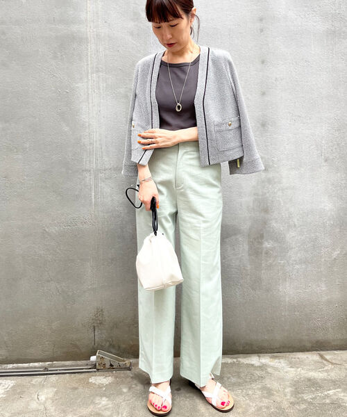 NOLLEY'S 「NOLLEY'S」 ツイードジャケット FREE ネイビー