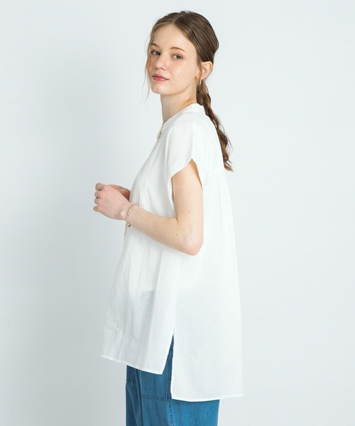 「URBAN RESEARCH Sonny Label」 半袖ブラウス FREE ブラック レディース_画像6