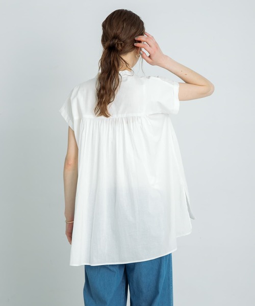 「URBAN RESEARCH Sonny Label」 半袖ブラウス FREE ブラック レディース_画像7