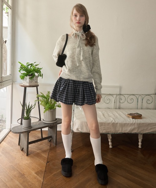 Birthday room（バースデイルーム） スカート チェックバルーン