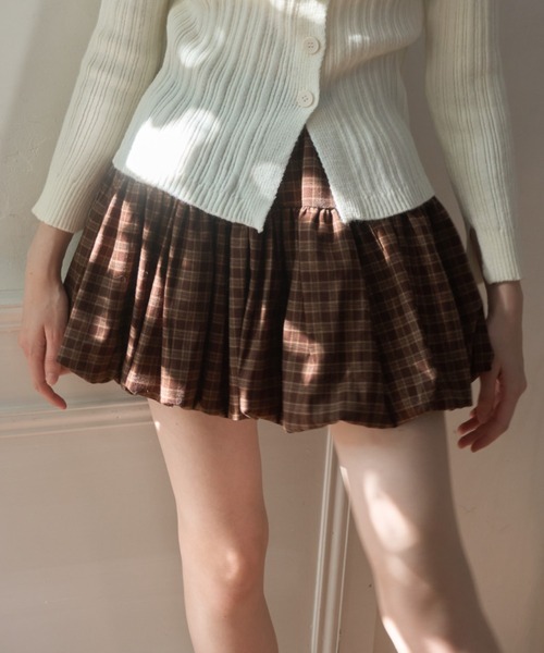 Birthday room（バースデイルーム） スカート チェックバルーン