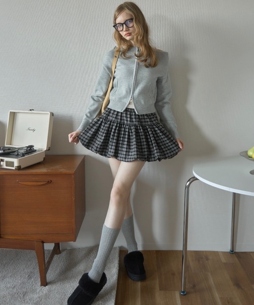 Birthday room（バースデイルーム） スカート チェックバルーン