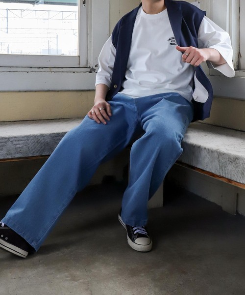 「ZIP FIVE」 ベスト MEDIUM ブラック メンズ_画像6